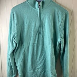 Men's Blue Quarter-Zip Sweater